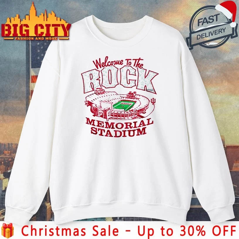 Indiana University Memorial Stadium Welcome To The Rock shirt