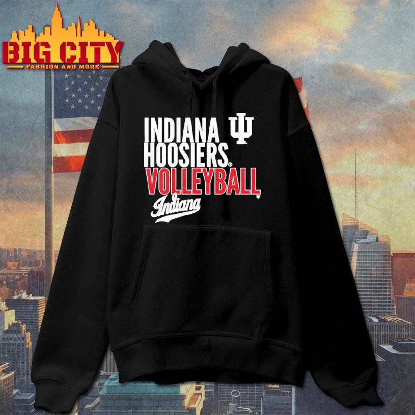 Indiana Volleyball Text Logo Shirt
