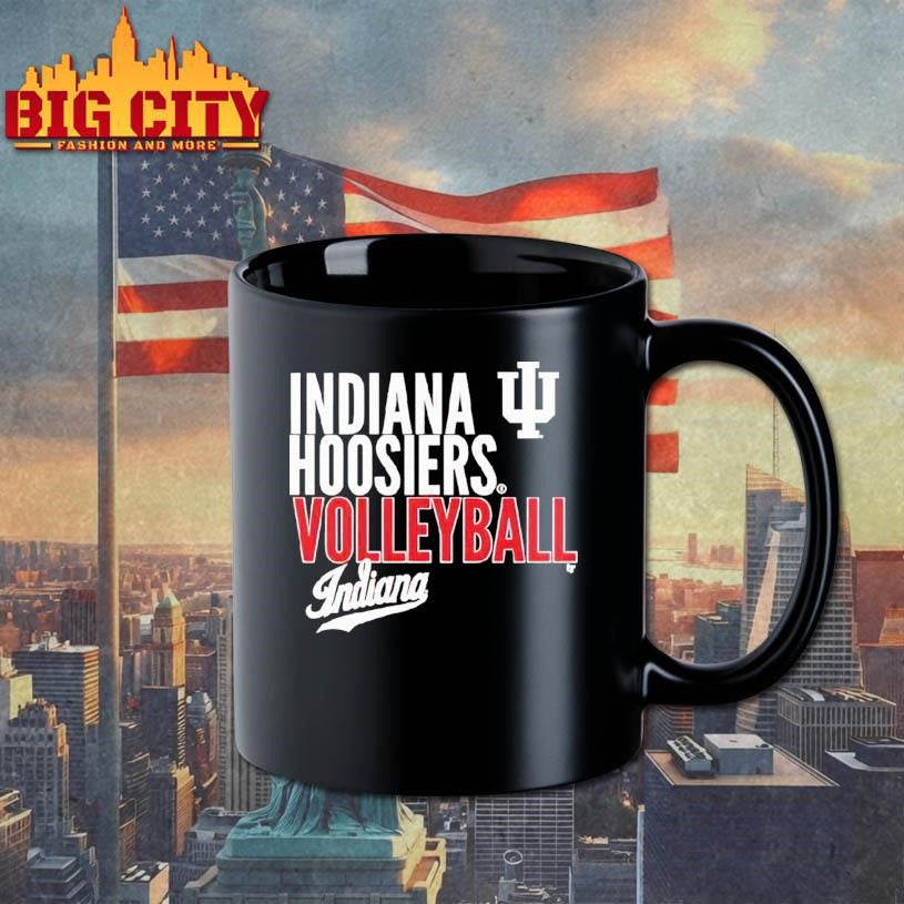 Official Indiana Volleyball Text Logo Shirt