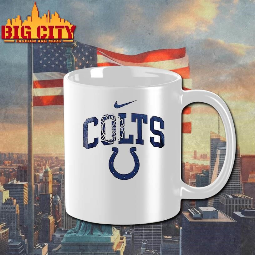 Indianapolis Colts Fdny Fire Department 160th Anniversary Courage And Service Logo Shirt