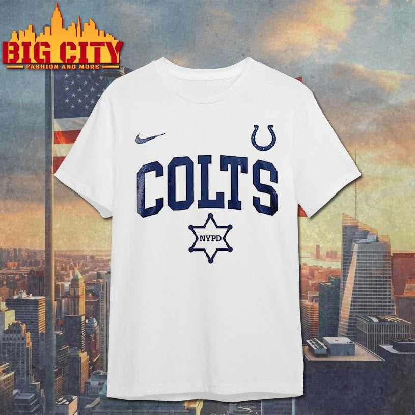 Indianapolis Colts Nypd 180th Anniversary Logo Shirt