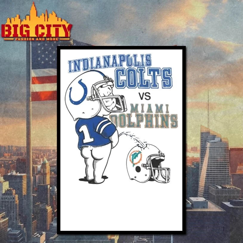 Indianapolis Colts Vs Miami Dolphins Pee shirt