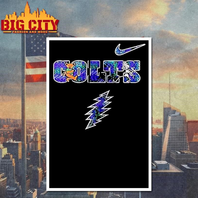 Indianapolis Colts X Grateful Dead Logo Parody Shirt