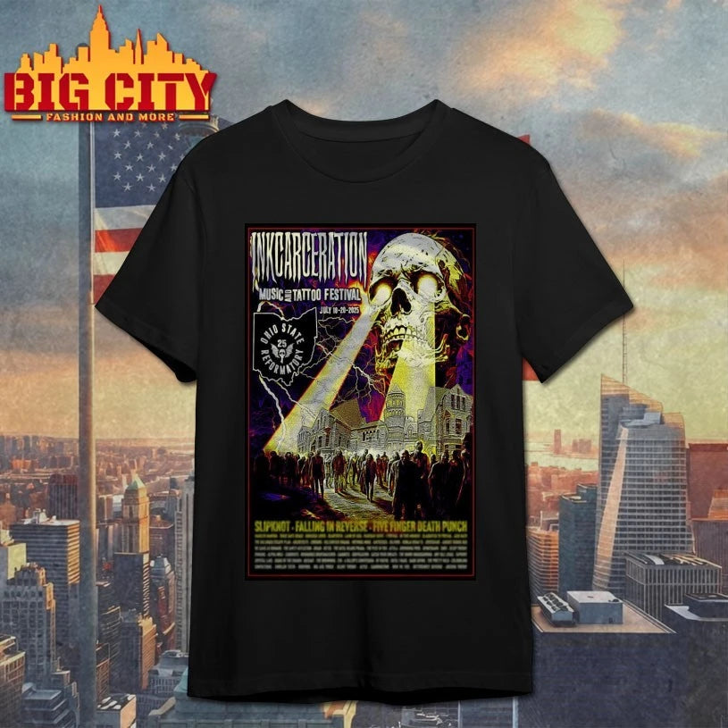 Inkcarceration State Reformatory, Mansfield, OH 18-20 Jul 2025 Poster Shirt