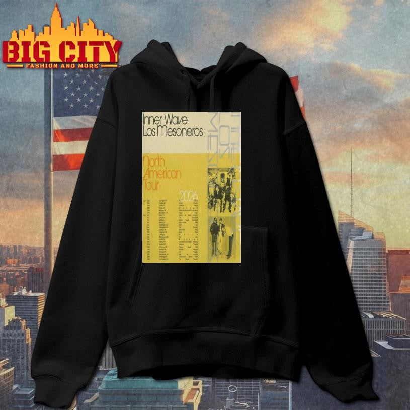 Inner Wave &amp; Los Mesoneros North American Tour 2026 Poster Shirt