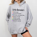 Inspirational Reminders Hoodie, You Are Enough Messages Graphic Hoodies, Motivational Hoodie, Mental Health Women Outfits...