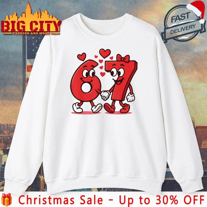 Internet Memes 6 And 7 Six Seven Alpha Aura Energy Love shirt