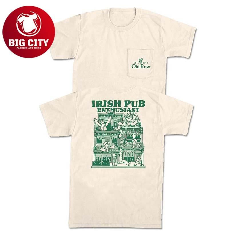Irish Pub Enthusiast Old Row Two Sided Shirt