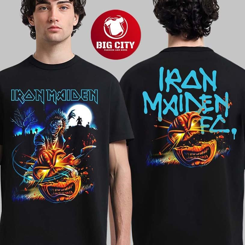 Iron Maiden Eddie Pumpkin Slasher FC Halloween 2025 Shirt