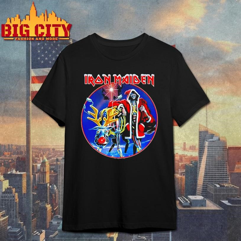 Iron Maiden Santa Eddie Xmas Shirt