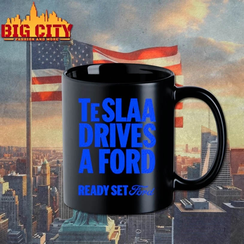 Isaac Teslaa Wearing Teslaa Drives A Ford Ready Set Ford Shirts