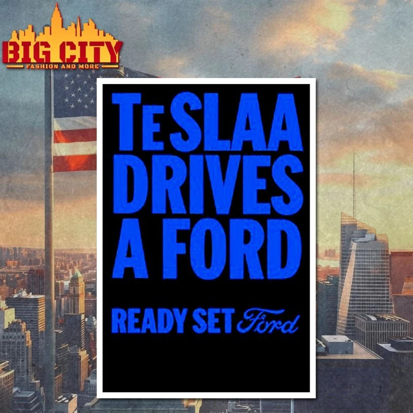 Isaac Teslaa Wearing Teslaa Drives A Ford Ready Set Ford Shirts