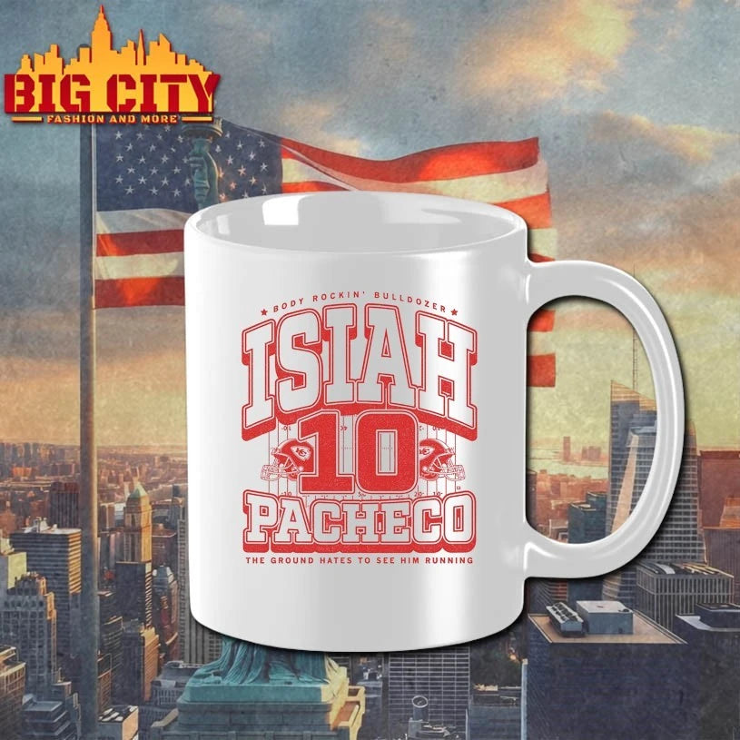 Isiah Pachecho Body rockin’ Bulldozer shirt