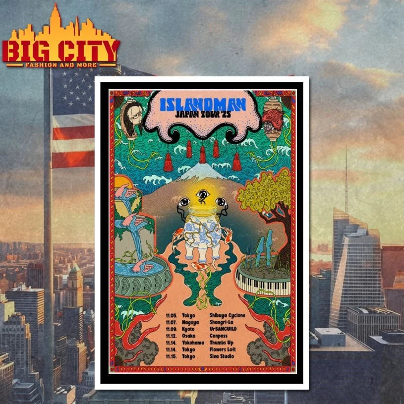Islandman Japan Tour 2025 Poster Shirt