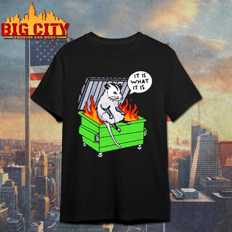 It Is What It Is Opossum Shirt