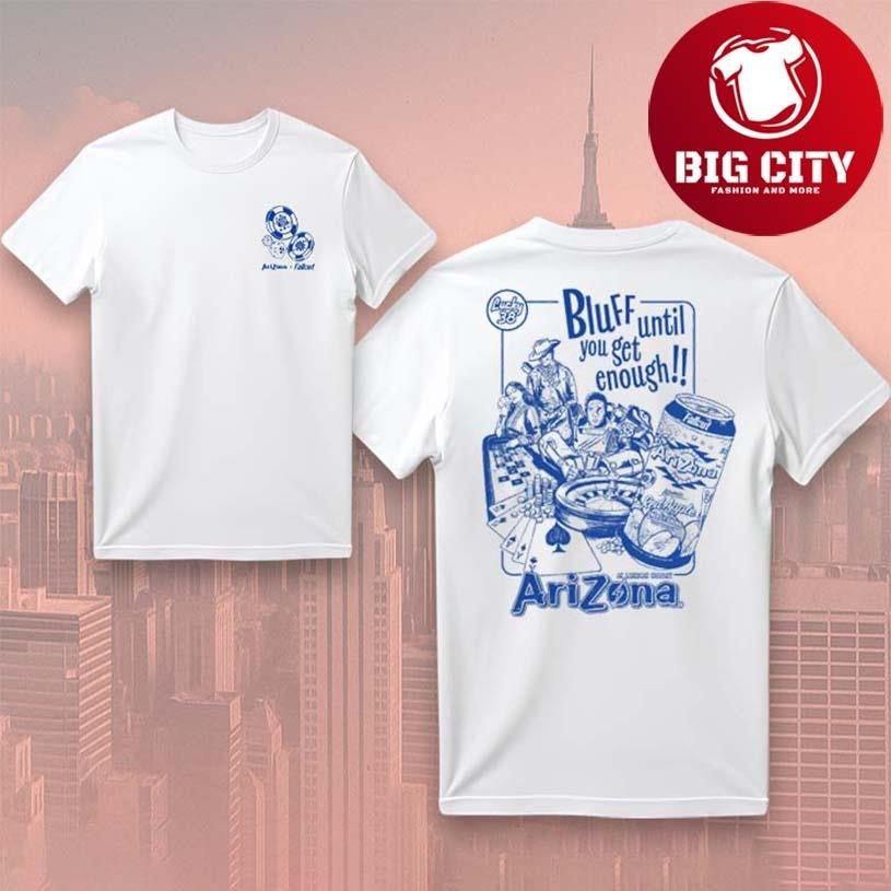 Ivory &amp; Blue Casino Two Sided Shirt
