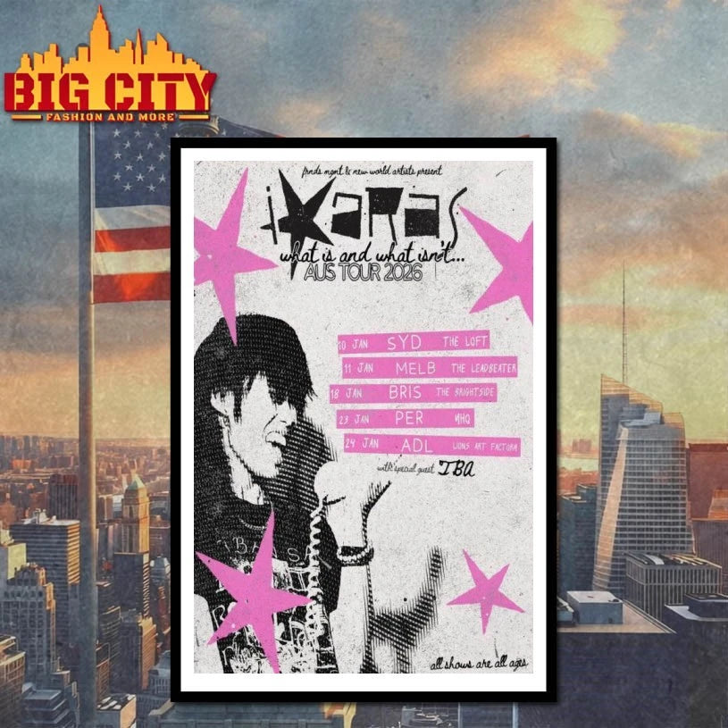 Ixara AUS Tour 2026 Poster shirts
