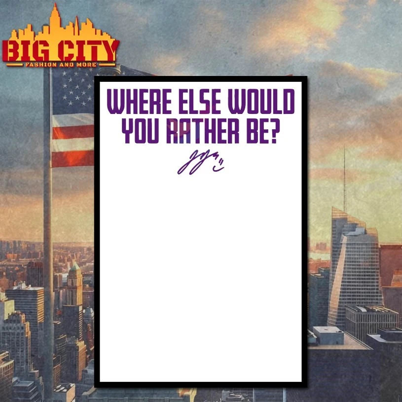 J J Mccarthy Where Else Would You Rather Be Shirt