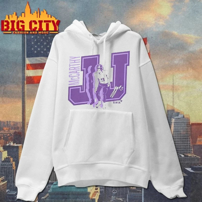 J.J. McCarthy Griddy siganture shirt