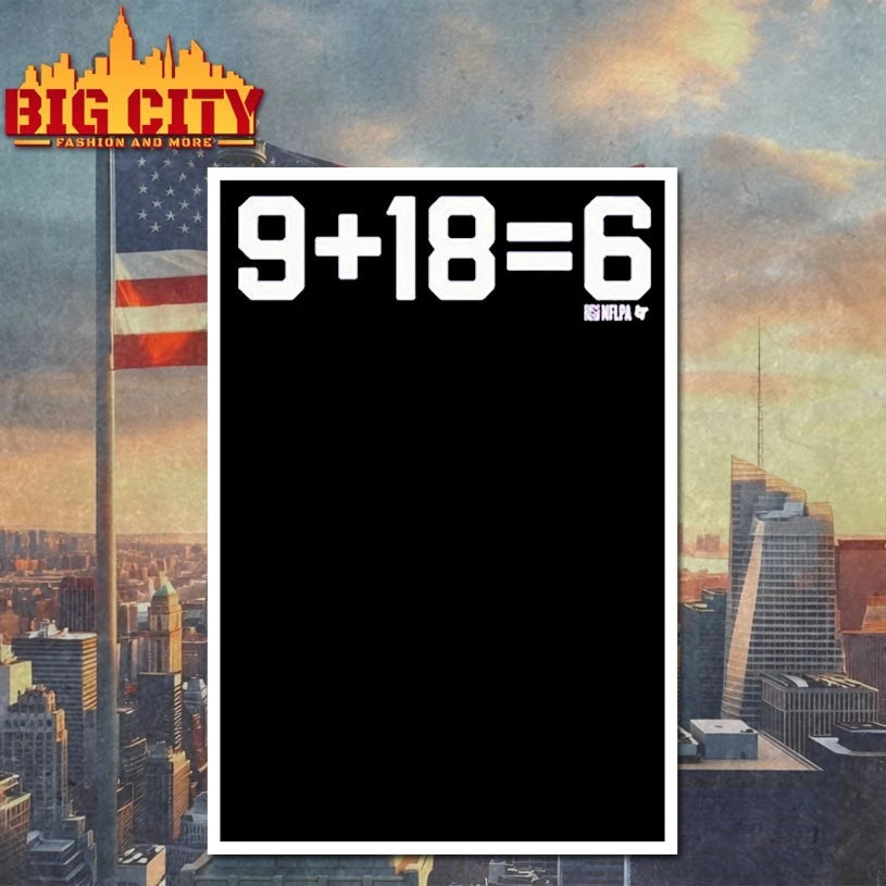 J.J. McCarthy &amp; Justin Jefferson 9 + 18 = 6 shirt