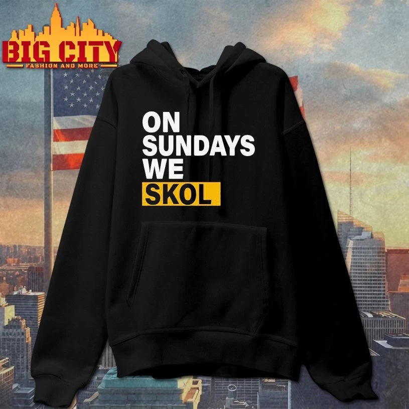 J.J. McCarthy On Sundays We Skol shirt