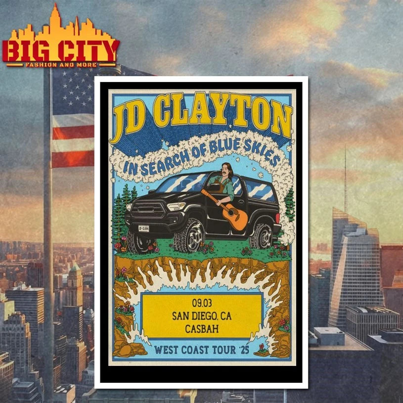 JD Clayton September 3 2025 Casbah In San Diego CA Poster Shirt