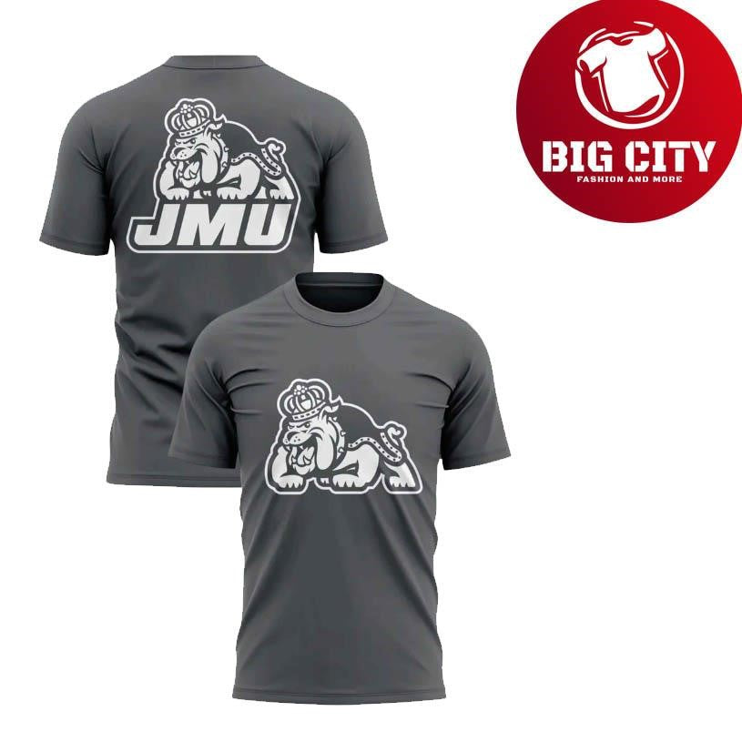 JMU Football 2025 New Gray Two Sided Shirt