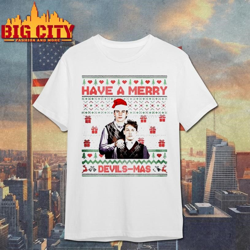 Jack Hughes Luke Hughes New Jersey Ice Hockey Have A Merry Devils Ugly Mas shirt