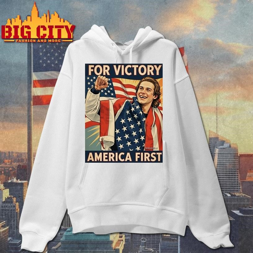 Jack Hughes Missing Teeth For Victory America First Shirt