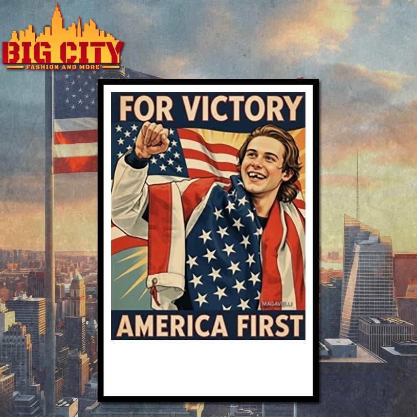 Jack Hughes Missing Teeth For Victory America First Shirt