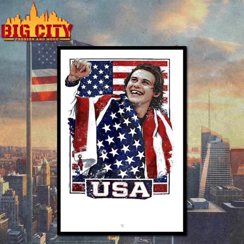 Jack Hughes Team Usa Shirt