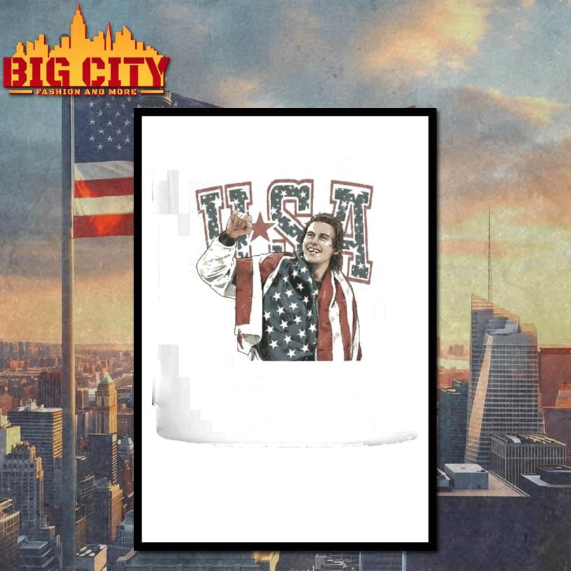 Jack Hughes Usa Gold Hockey 2026 Shirt