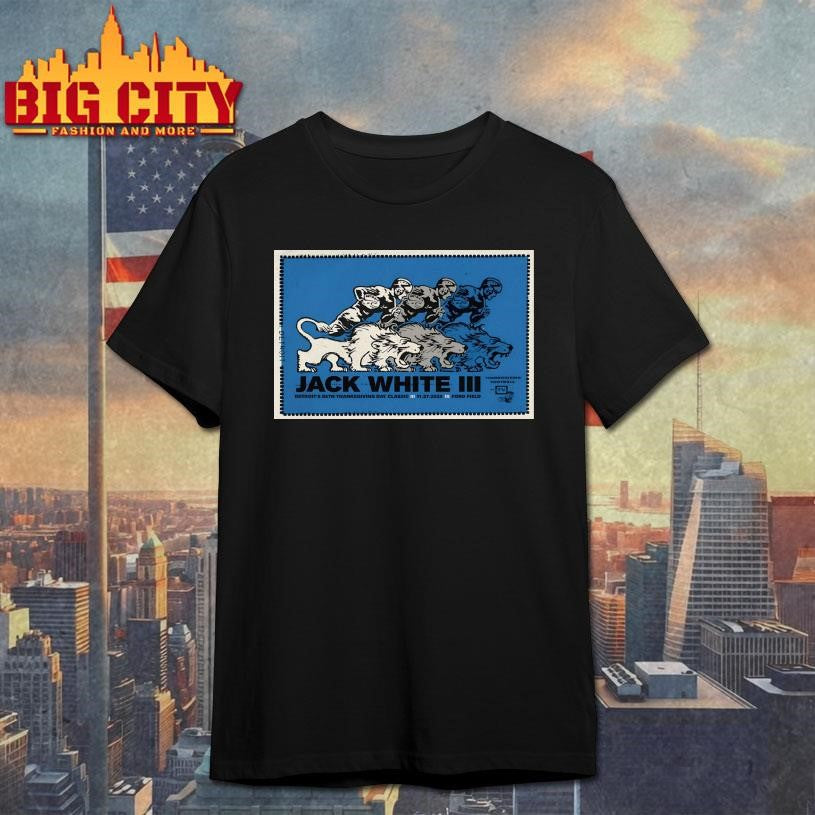 Jack White 11.27.2025 Detroit MI Poster Shirt