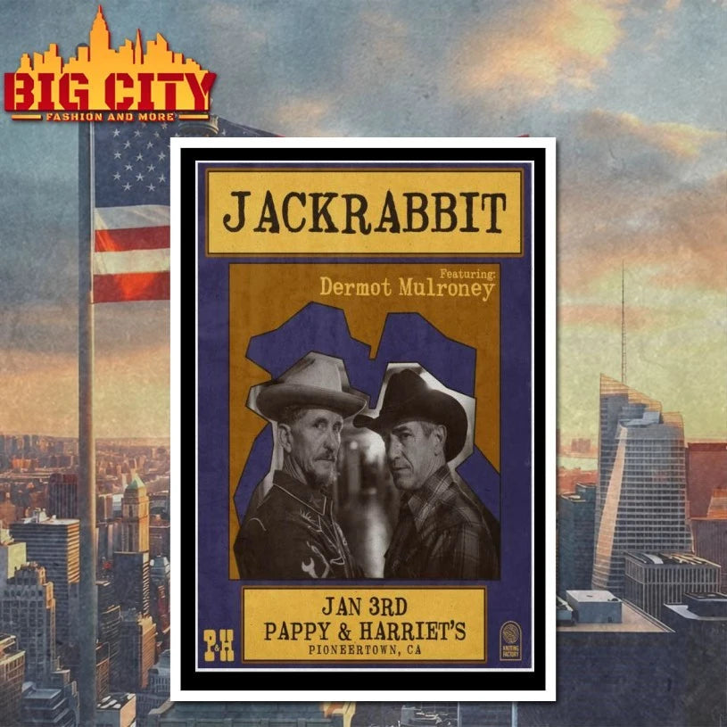 Jackrabbit February 28 2026 Pioneertown California Poster Shirt