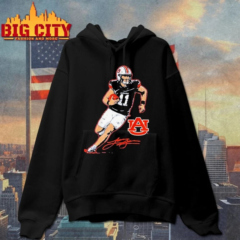 Jackson Arnold Superstar Pose Auburn Tigers Shirt