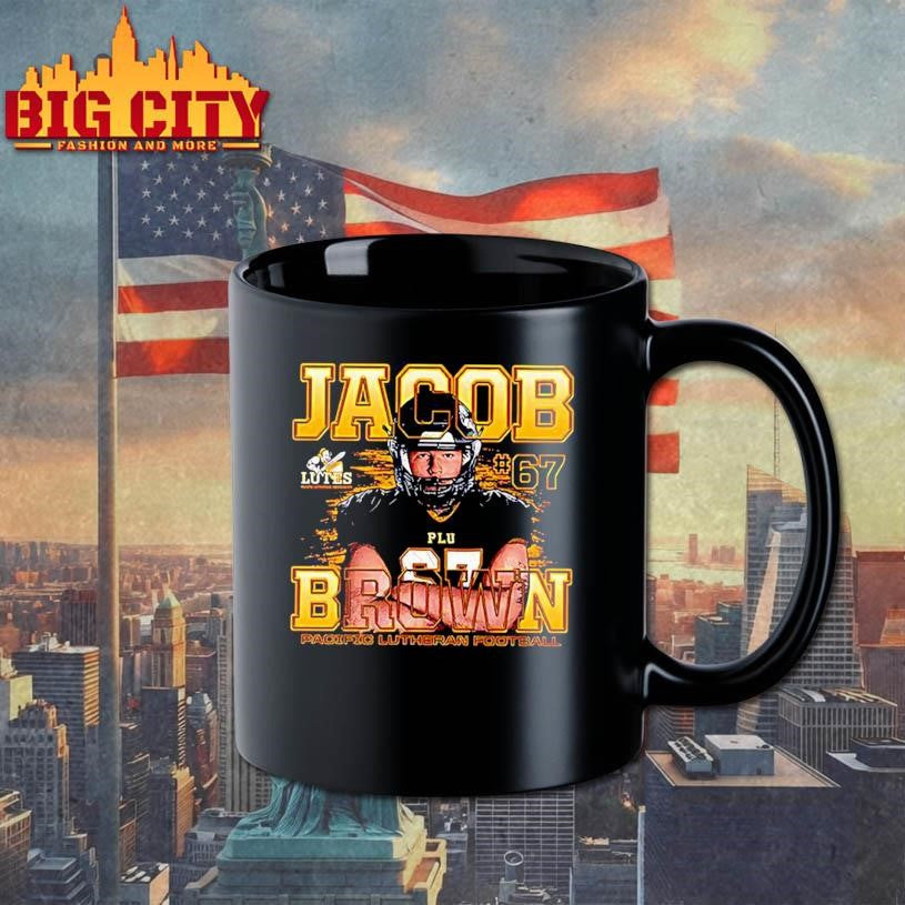 Jacob Brown PLU Football NCAA Caricature Shirt