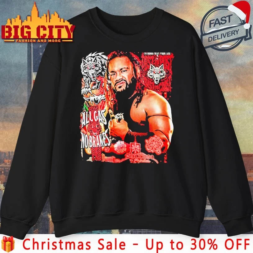 Jacob Fatu All gas no brakes graphic shirt