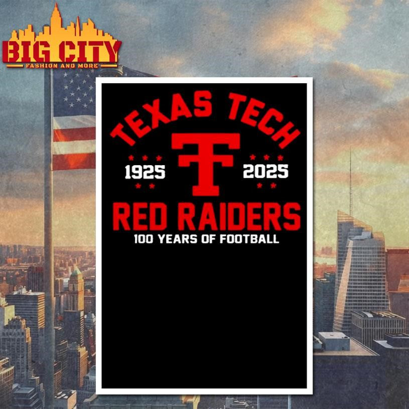 Jacob Rodriguez Texas Tech 100 Years Of Football 1925 2025 Hoodie