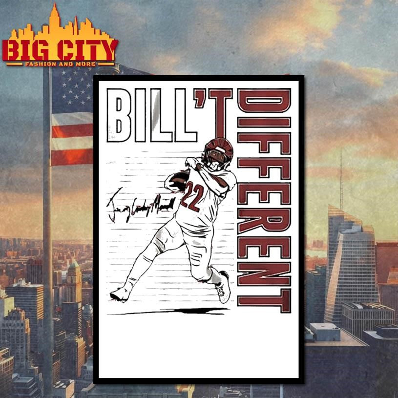 Jacory Croskey Merritt Billt Different Signature Football Classic Shirt