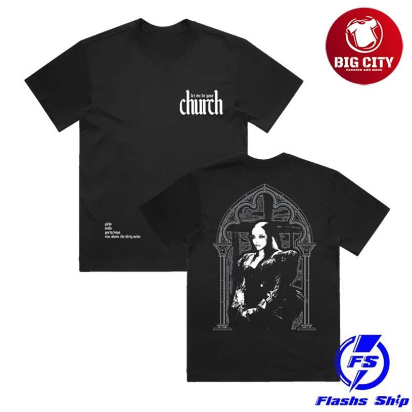 Jade Church Black Two Sided Shirt