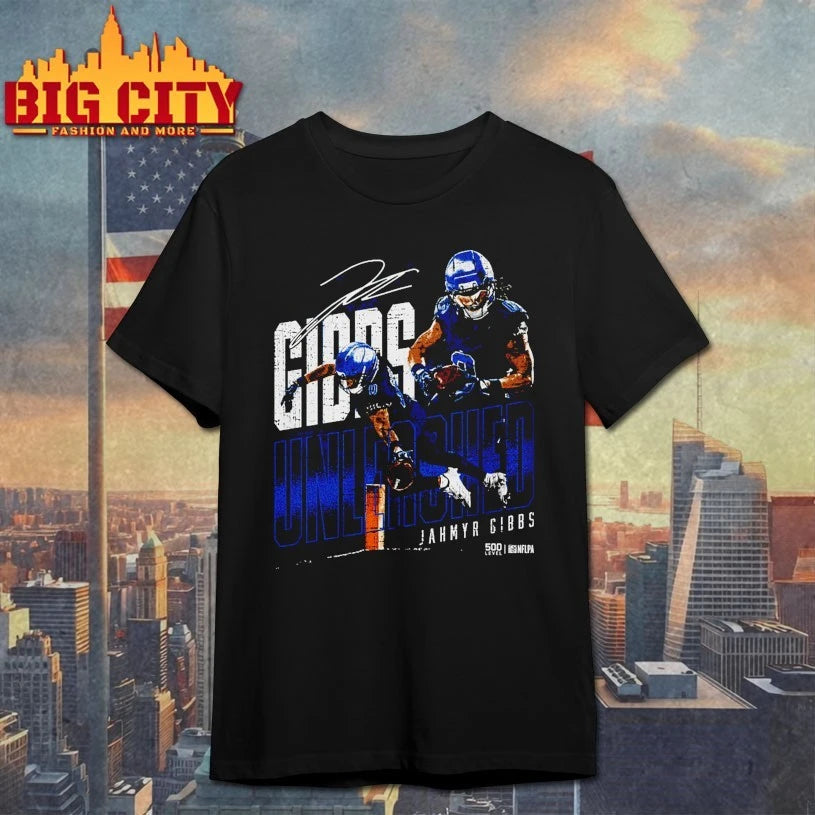 Jahmyr Gibbs Detroit Lions Unleashed signature shirt