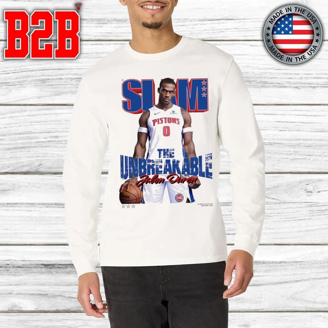 Jalen Duren Detroit Pistons SLAM Cover Shirt