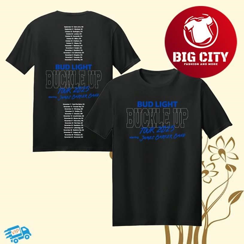 James Barker Band Buckle Up Tour Two Sided Shirt