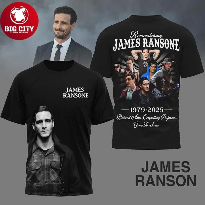 James Ransone Remembering Beloved Actor 2025 Two Sided Shirt