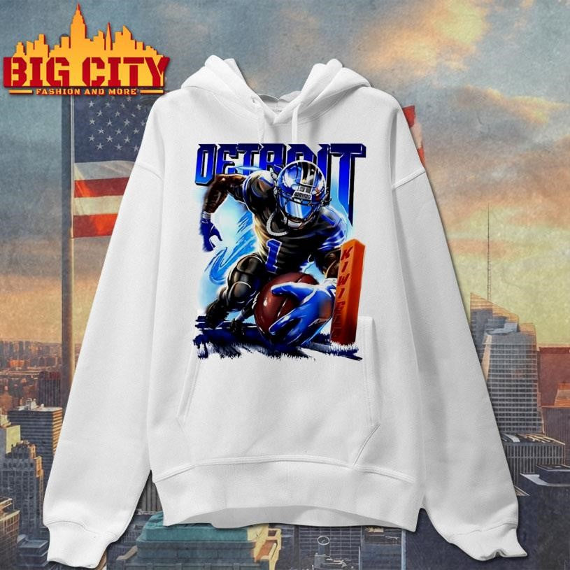 Jameson Williams Detroit Lions Waymo Running Shirt