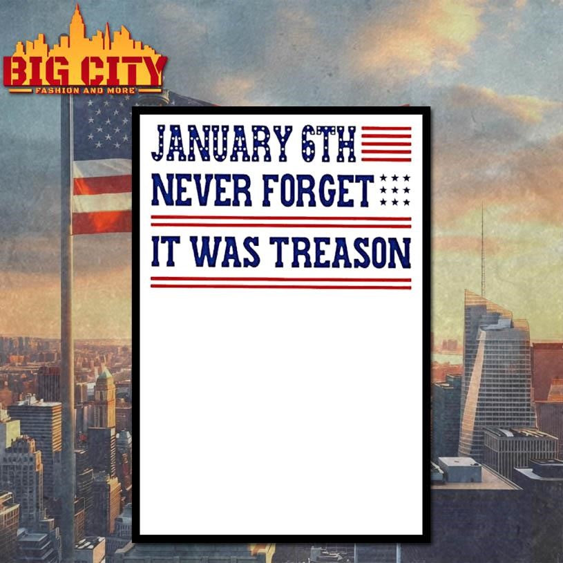 Jan 6th Never Forget It Was Treason Christmas Shirt
