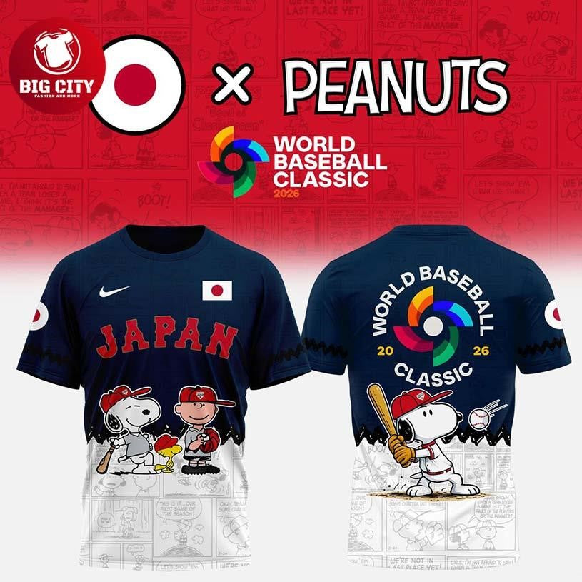 Japan World Baseball Classic 2026 Peanut Night Two Sided Shirt