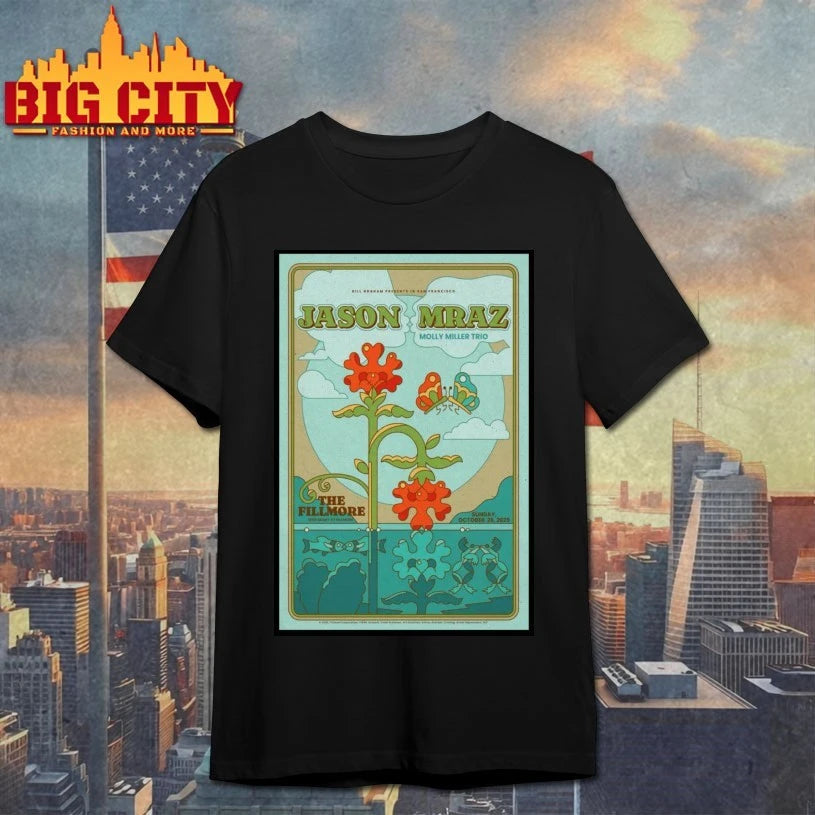 Jason Mraz The Fillmore San Francisco Oct 26 2025 Poster shirt