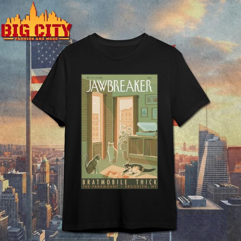 Jawbreaker Sept 23-24 2025 Brooklyn NY Poster Shirt