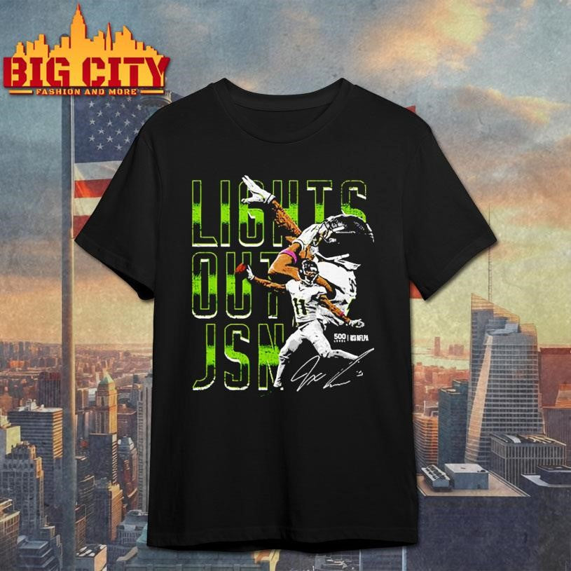Jaxon Smith-Njigba Seattle Lights Out JSN Shirt